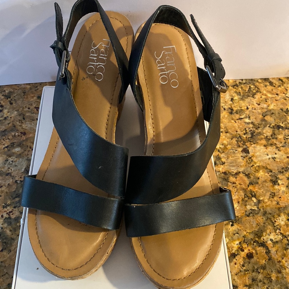 Black wedges.